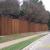 Arlington wood fence
8' Cedar Board on Board
Hand Dipped ( Dark Brown)
Cedar Top Cap and Trim
Step and Level

~DFW Fence Contractor~