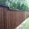 8' Ceadr Board on Board 
Western Red Cedar
Hand Dipped Oil Base Stain
Step and Level
DFW Fence Contactor