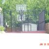 Tennis Court Fencing- Black Viynl Chain-link ~ DFW Fence Contractor